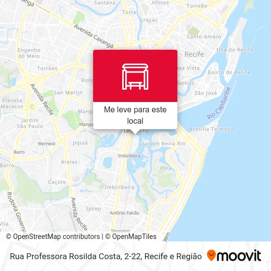 Rua Professora Rosilda Costa, 2-22 mapa