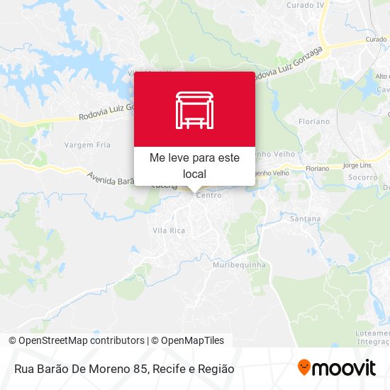 Rua Barão De Moreno 85 mapa