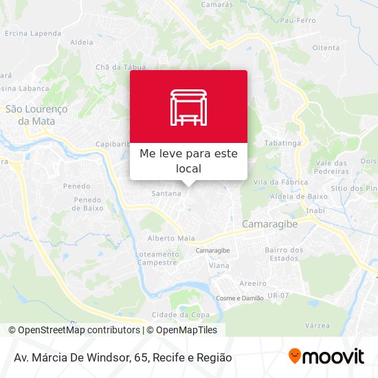 Av. Márcia De Windsor, 65 mapa