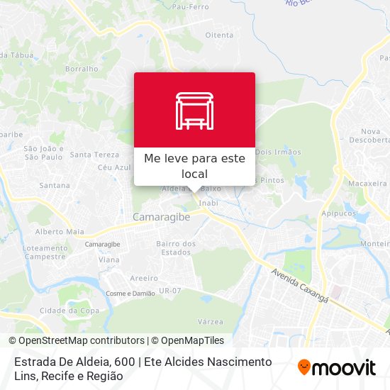 Estrada De Aldeia, 600 | Ete Alcides Nascimento Lins mapa