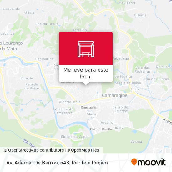Av. Ademar De Barros, 548 mapa