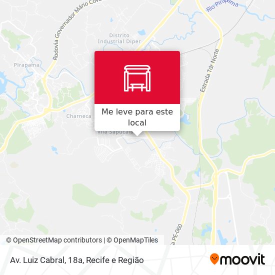 Av. Luiz Cabral, 18a mapa