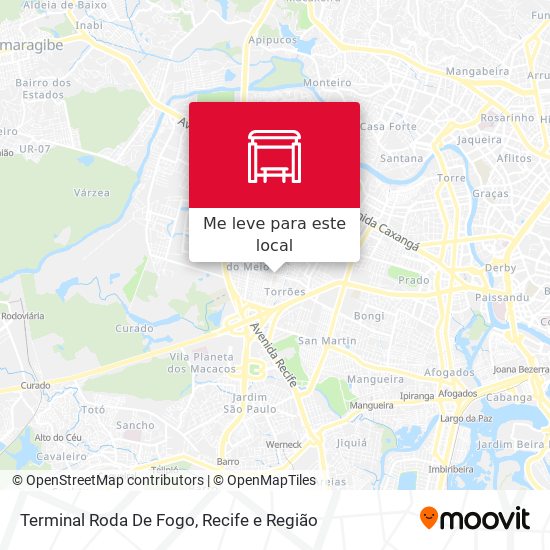 Terminal Roda De Fogo mapa