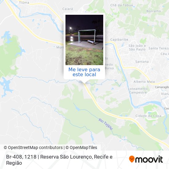 Br-408, 1218 | Reserva São Lourenço mapa