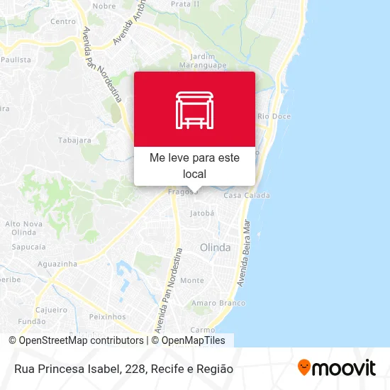 Rua Princesa Isabel, 228 mapa