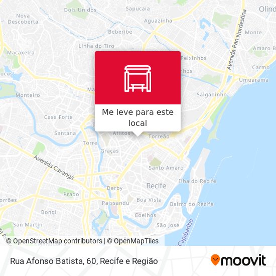 Rua Afonso Batista, 60 mapa