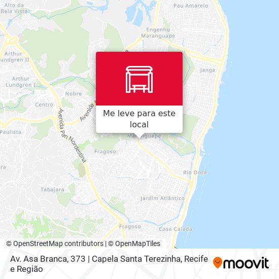 Av. Asa Branca, 373 | Capela Santa Terezinha mapa