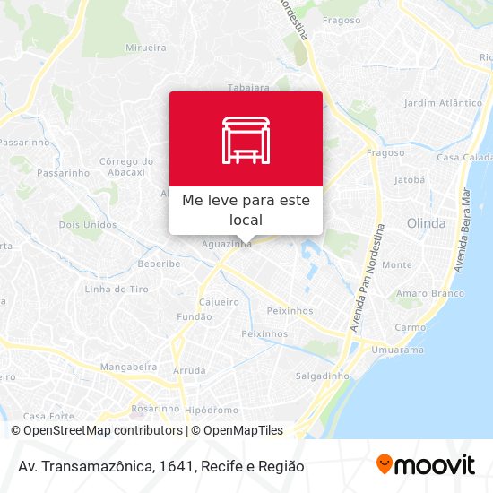 Av. Transamazônica, 1641 mapa