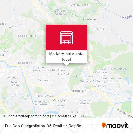 Rua Dos Cinegrafistas, 35 mapa