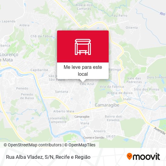 Rua Alba Vladez, S/N mapa