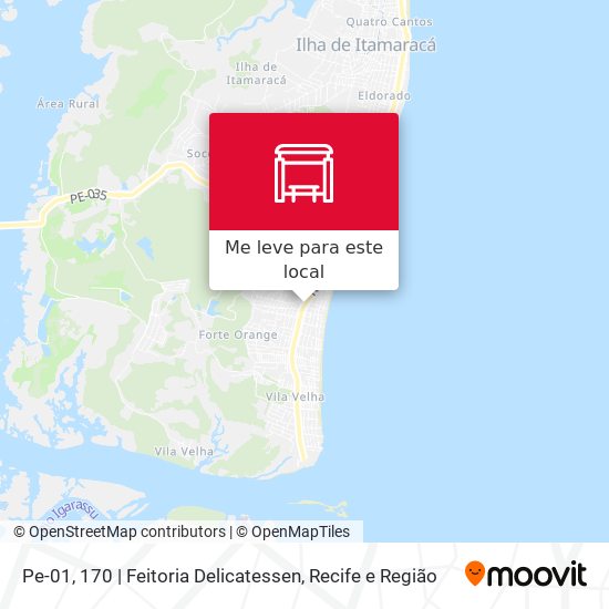 Pe-01, 170 | Feitoria Delicatessen mapa