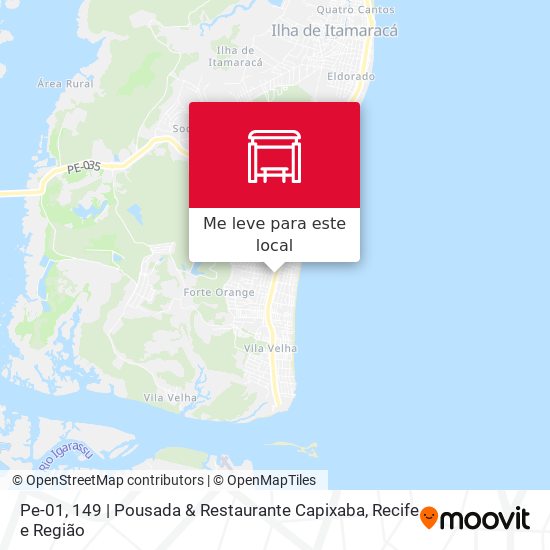 Pe-01, 149 | Pousada & Restaurante Capixaba mapa