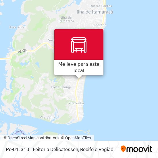 Pe-01, 310 | Feitoria Delicatessen mapa