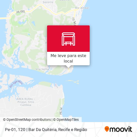 Pe-01, 120 | Bar Da Quitéria mapa