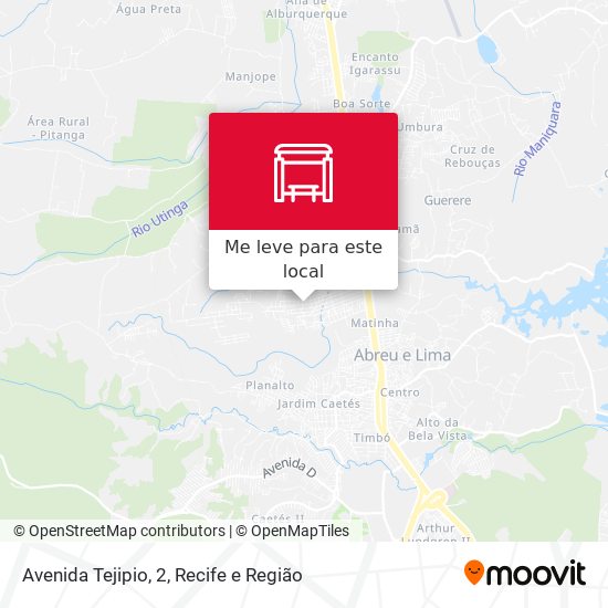 Avenida Tejipio, 2 mapa