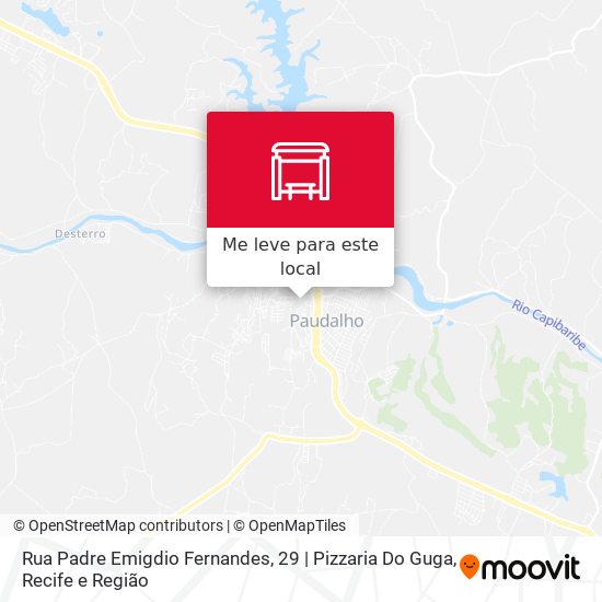 Rua Padre Emigdio Fernandes, 29 | Pizzaria Do Guga mapa