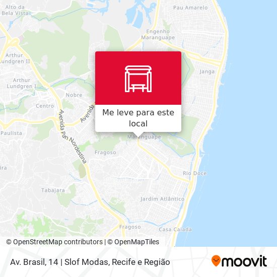 Av. Brasil, 14 | Slof Modas mapa