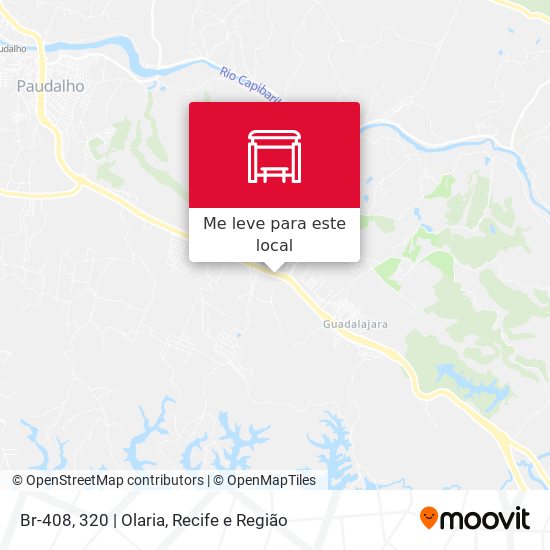 Br-408, 320 | Olaria mapa