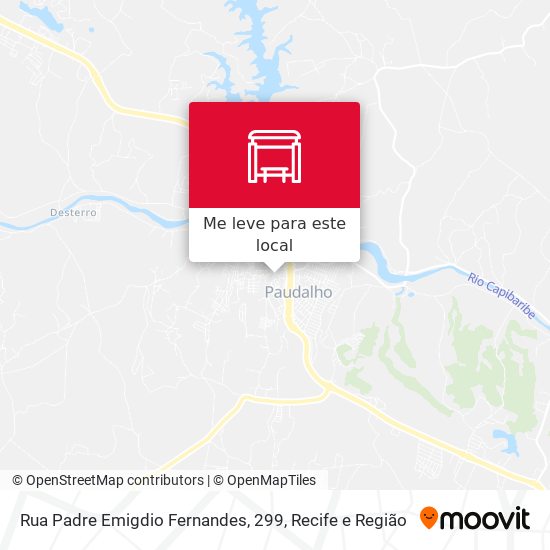 Rua Padre Emigdio Fernandes, 299 mapa