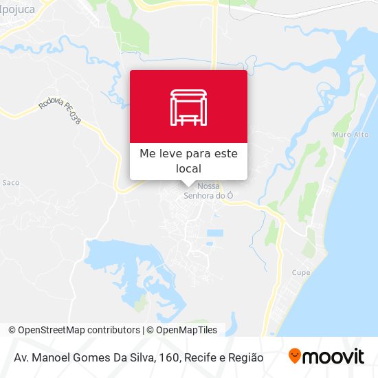 Av. Manoel Gomes Da Silva, 160 mapa
