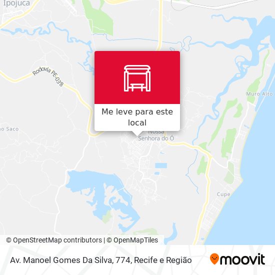 Av. Manoel Gomes Da Silva, 774 mapa