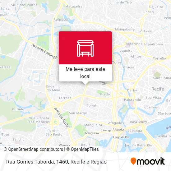 Rua Gomes Taborda, 1460 mapa