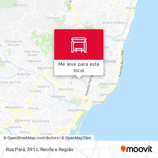 Rua Pará, 391c mapa
