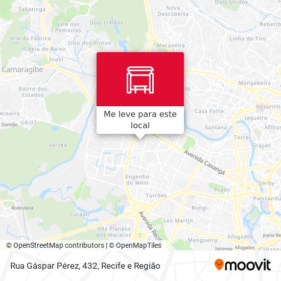 Rua Gáspar Pérez, 432 mapa