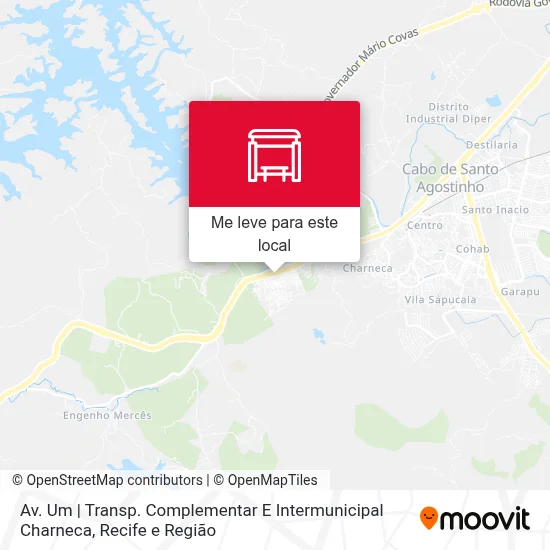 Av. Um | Transp. Complementar E Intermunicipal Charneca mapa