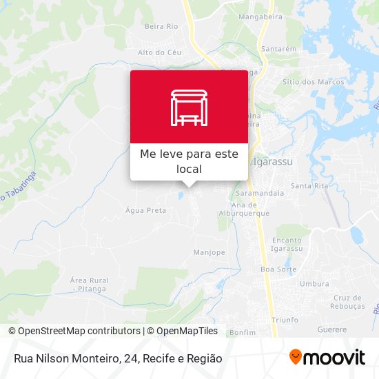 Rua Nilson Monteiro, 24 mapa