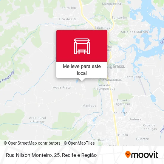 Rua Nilson Monteiro, 25 mapa