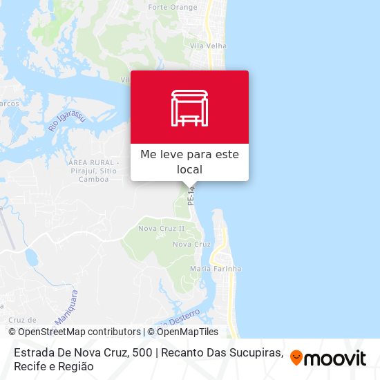 Estrada De Nova Cruz, 500 | Recanto Das Sucupiras mapa