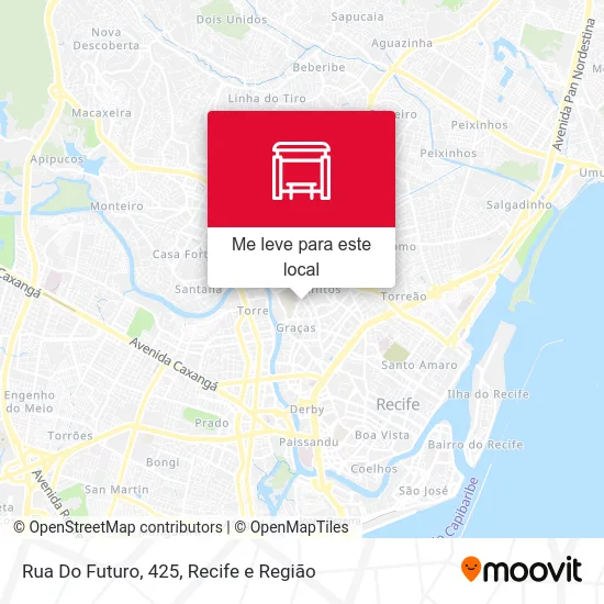Rua Do Futuro, 425 mapa