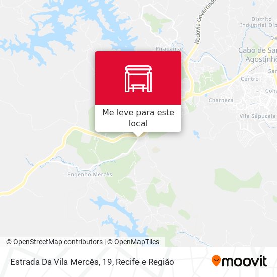 Estrada Da Vila Mercês, 19 mapa