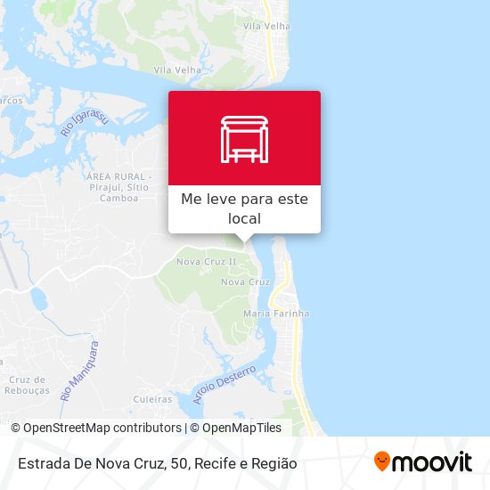 Estrada De Nova Cruz, 50 mapa