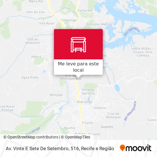 Av. Vinte E Sete De Setembro, 516 mapa