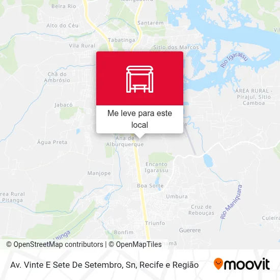 Av. Vinte E Sete De Setembro, Sn mapa