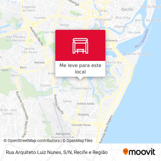 Rua Arquiteto Luiz Nunes, S/N mapa