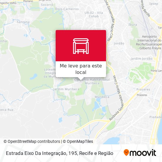 Estrada Eixo Da Integração, 195 mapa