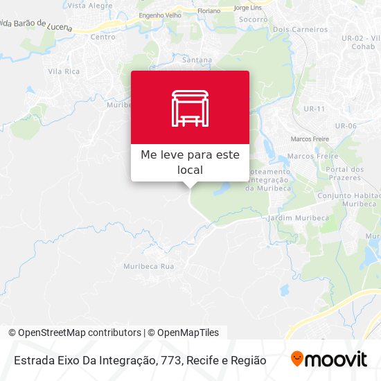 Estrada Eixo Da Integração, 773 mapa