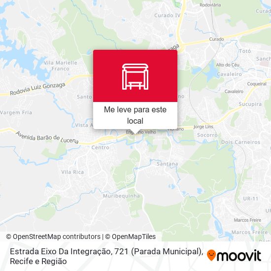 Estrada Eixo Da Integração, 721 (Parada Municipal) mapa