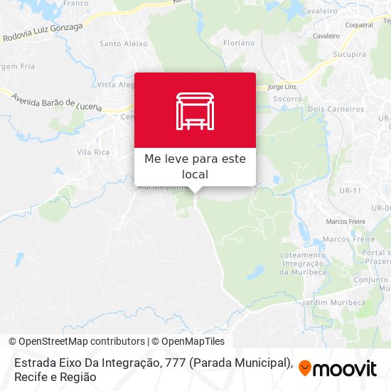 Estrada Eixo Da Integração, 777 (Parada Municipal) mapa