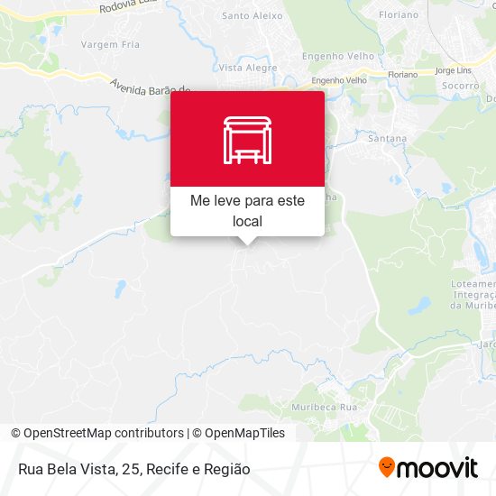 Rua Bela Vista, 25 mapa