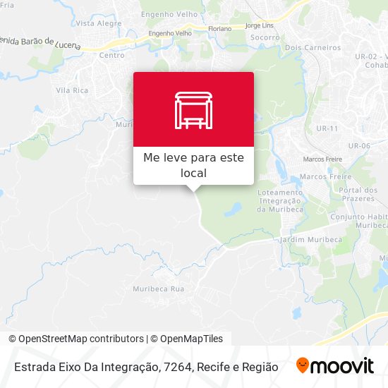 Estrada Eixo Da Integração, 7264 mapa