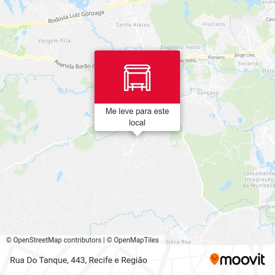 Rua Do Tanque, 443 mapa