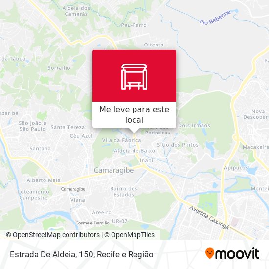 Estrada De Aldeia, 150 mapa