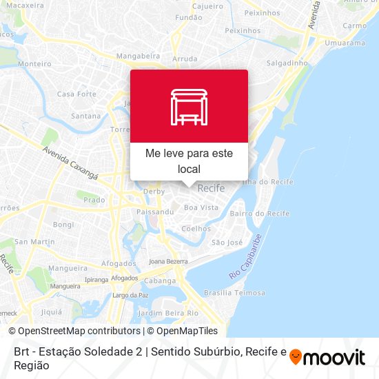 Brt - Estação Soledade 2 | Sentido Subúrbio mapa