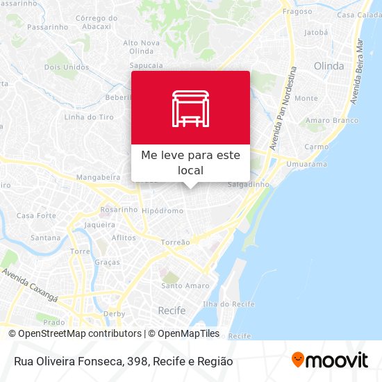 Rua Oliveira Fonseca, 398 mapa