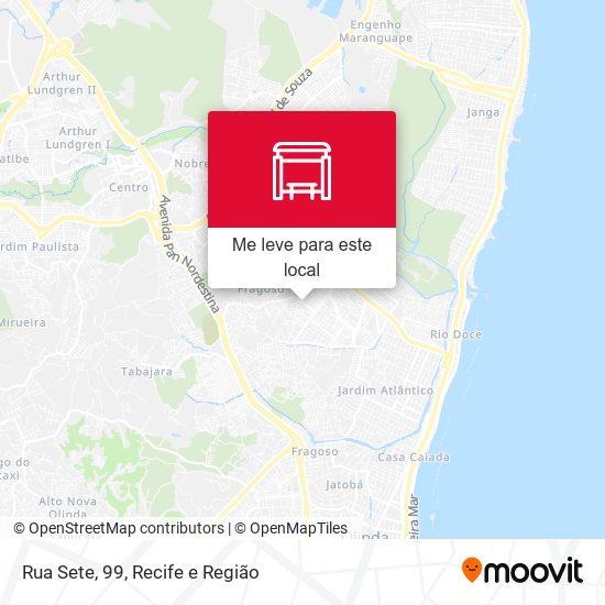 Rua Sete, 99 mapa