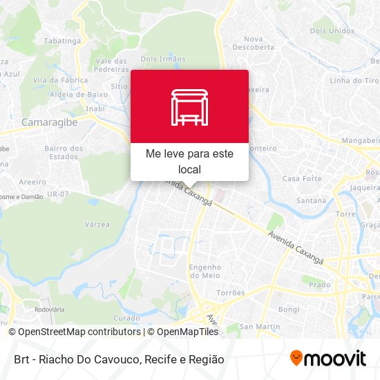 Brt - Riacho Do Cavouco mapa